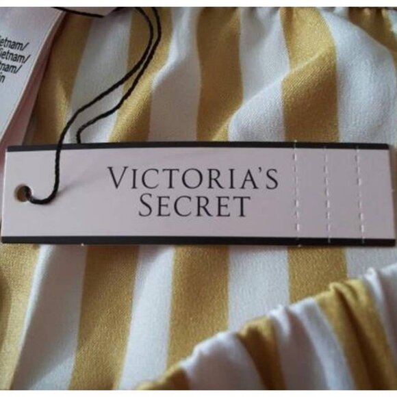 Victoria Secret® Limited Edition Satin Striped Pajama Pant Size Large - Picture 11 of 14